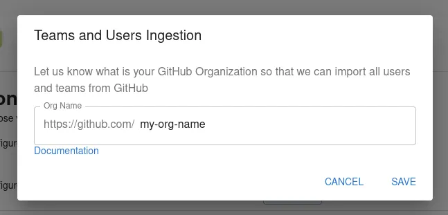 GitHub organization autodiscovery