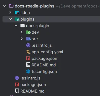 Monorepo folder structure