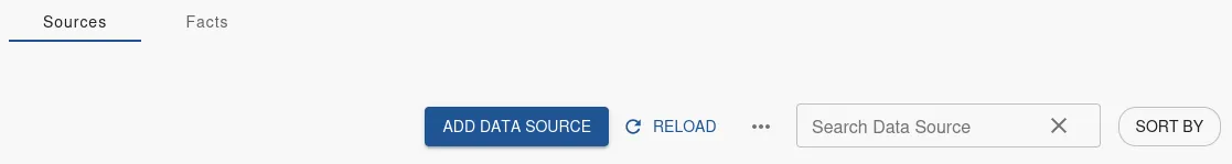 a button on a web interface