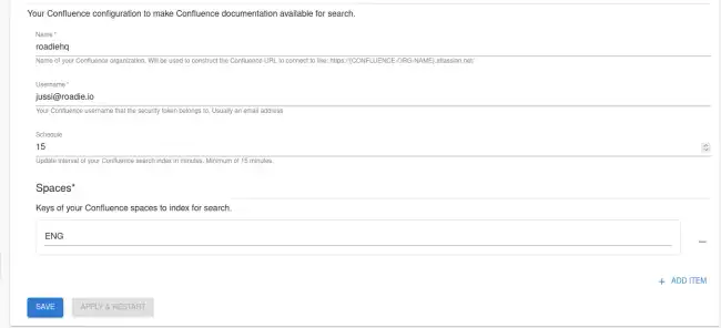 Confluence Search Indexing Configuration